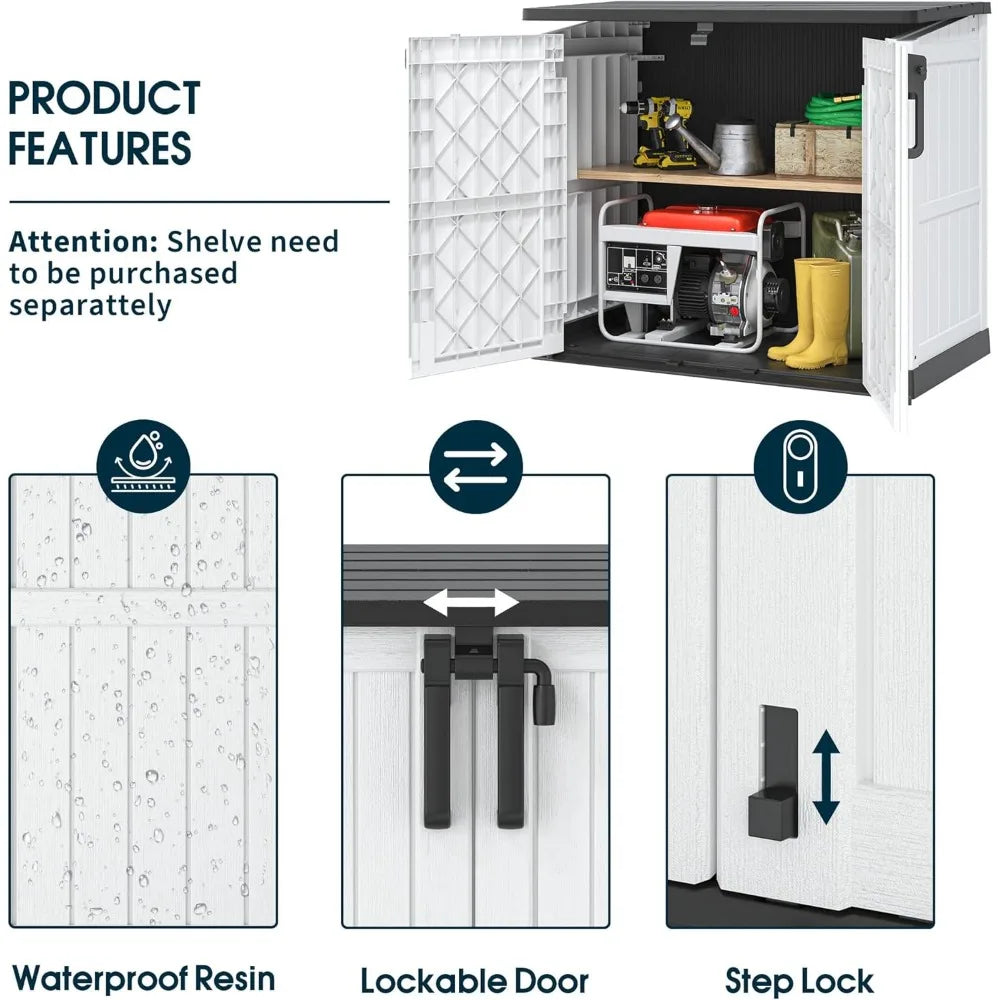 Outdoor Resin Storage Shed