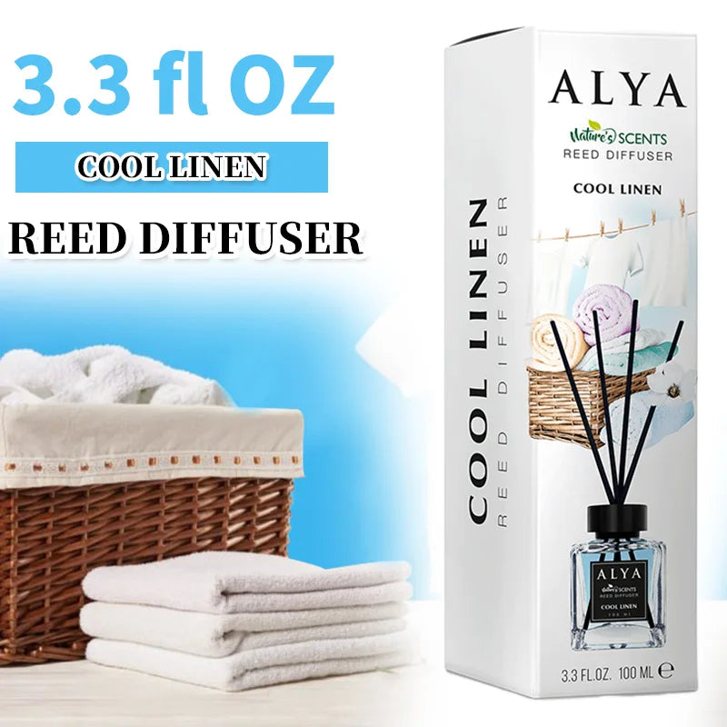 3.3oz Reed Diffuser Set with 14 Scents & 4 Incense Sticks