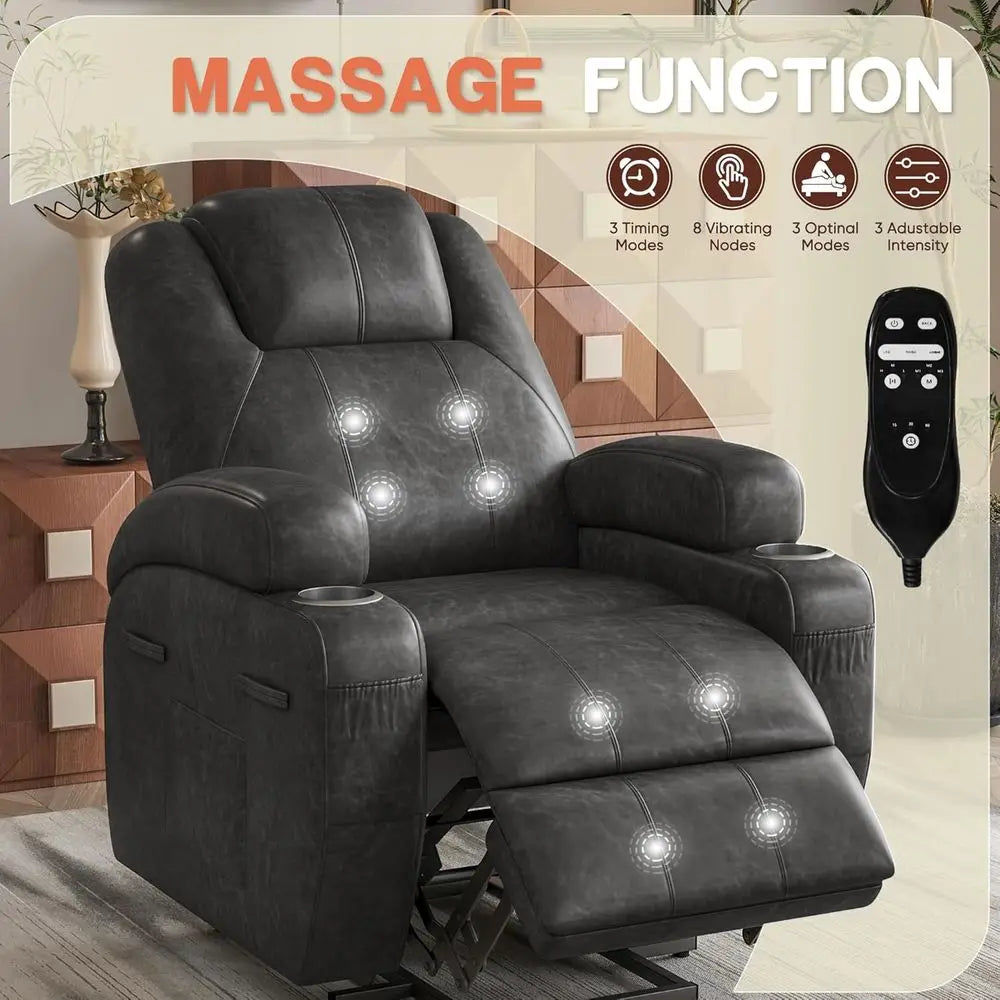 Electric Power Lift Recliner Chair with Massage